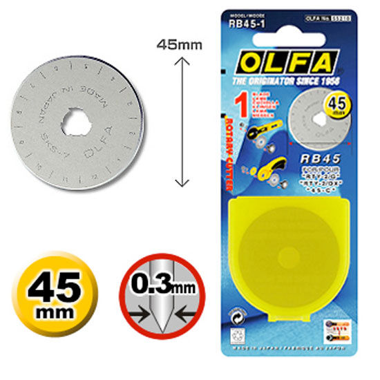 30 Pieces 45 mm Rotary Cutter Blade Round Quilting Blades Rotary  Replacement Cutting Blade Sewing Cutter Blade for Quilting, Stitching,  Patchwork, Crafts and Sewing : : Home