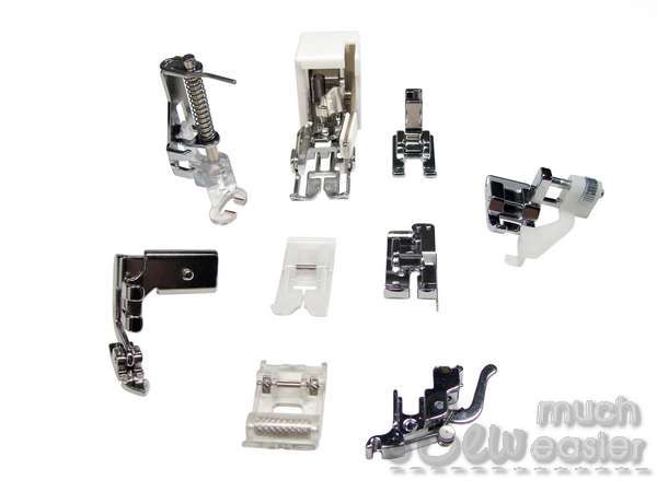 Sewing Machine Presser Feet Set, Denim + Walking Foot, Universal 7mm / 5mm  Models