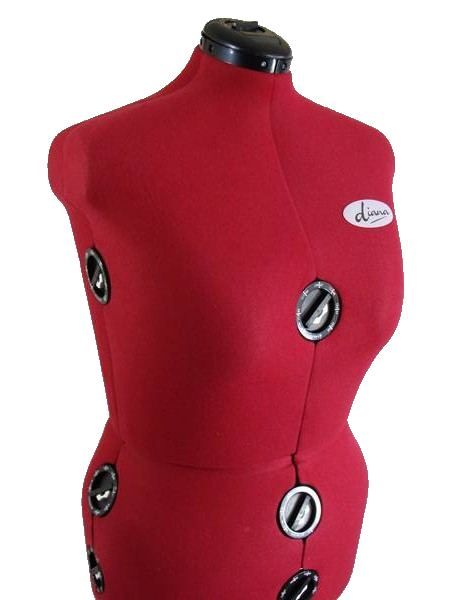 Adjustable Dressmaker's Mannequin - Large Red| Sew Much Easier