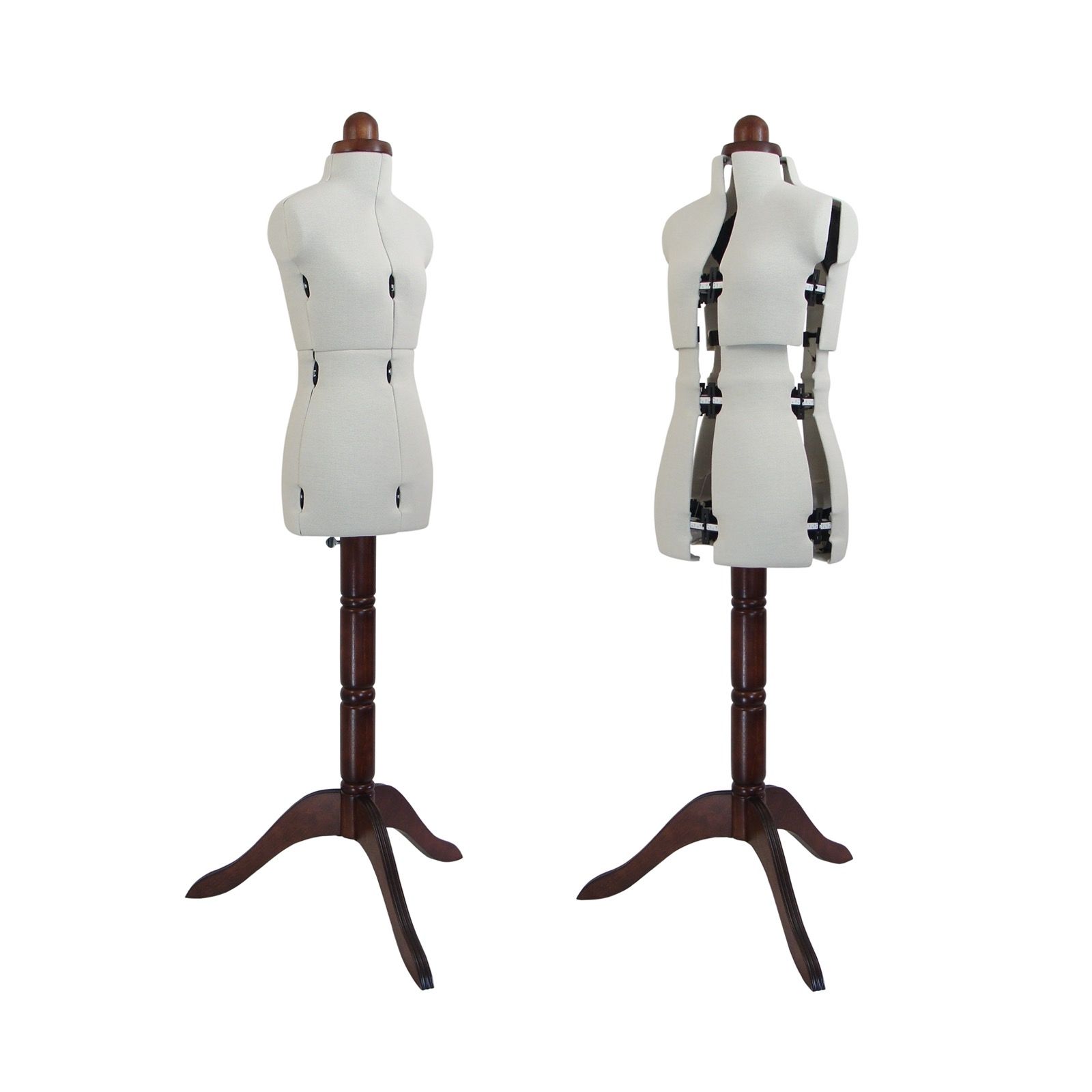 Adjustable Dressmaker's Mannequin - Petite Natural