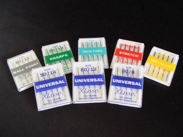 Klasse Sewing Machine Needles, STRETCH Size 90 / 14, Pack of 5 Needles