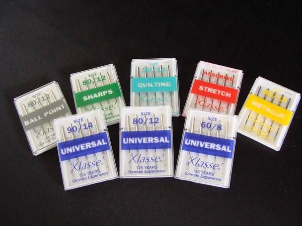 Klasse BALL POINT Size 90/14 Sewing Machine Needles, Pack of 5 Needles