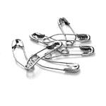 iNee Curved Safety Pins Quilting Basting Pins Nickel-Plated Steel Size 2  100 Count Size 2 100-Count