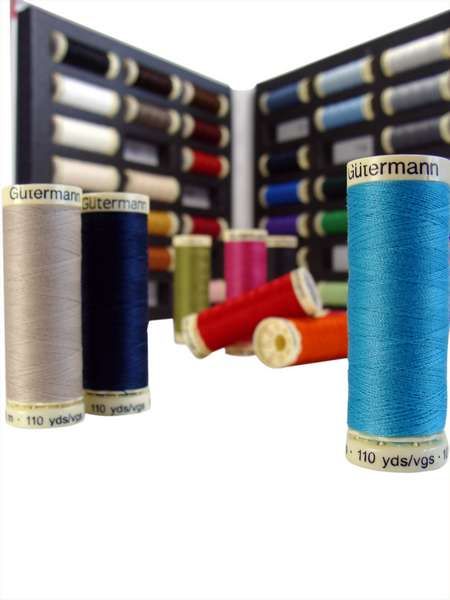 100m Reel Gutermann All Purpose General Sewing Polyester Sew All Thread for Sewing Machines and Hand Sewing Colour 788-2 x 100m Spools