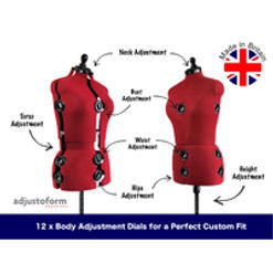 Available in 4 Sizes. Diana 8-Part Adjustable Dressmaker/'s Dummy