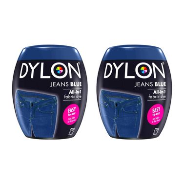 Dylon Jeans Blue Denim Fabric Dye - Machine Dye Pod x 2 Packs