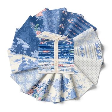 Tilda Fabric - Something Blue Fat Eighth 1/8 Bundle