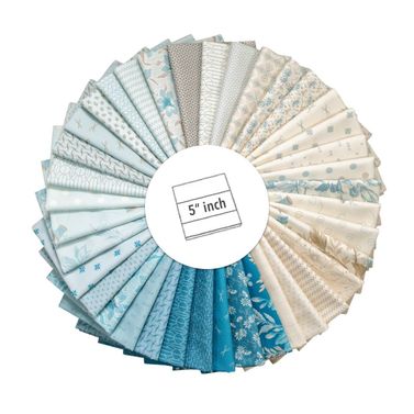 Sewing Bird Charm Pack - by Laundry Basket Quilts for Andover Fabrics