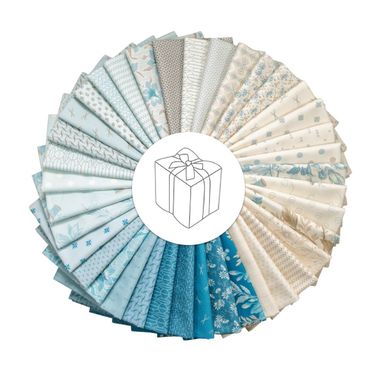Sewing Bird Fat Quarter Bundle - by Laundry Basket Quilts for Andover Fabrics