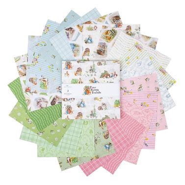 Peter Rabbit & Friends by Riley Blake Designs - Layer Cake / 10" inch Squares