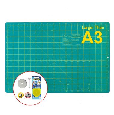 Cutting Mat for DIY Sewing Craft A4 Sturdy Rotary Cutting Mat Non Slip  Surface Scrapbook Fabric Gray