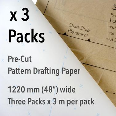 Patternmaking Paper Dot and Cross - 3 packs