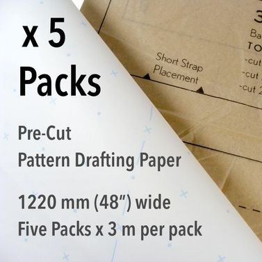 Patternmaking Paper Dot and Cross - 5 packs