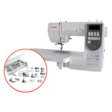 Janome DC6050 Quilting Sewing Machine + The Ultimate Feet Set