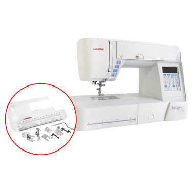 Janome Skyline S3 Sewing Machine + Extension Table + Quilting Kit