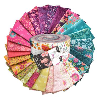 Moda Fabric Parlor by Crystal Manning - Jelly Roll