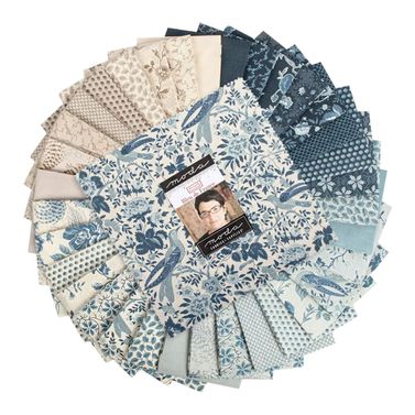 Moda Bleu de France by French General - Layer Cake in Blues