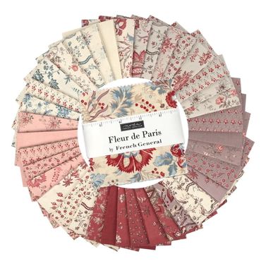 Moda Fabric Fleur de Paris by French General - Charm Pack