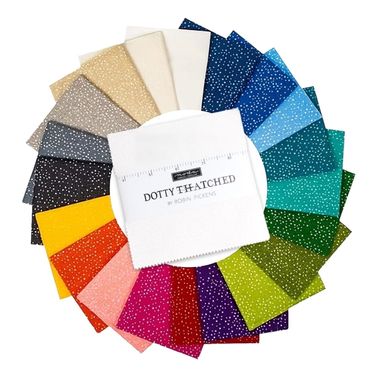 Moda Fabric Dotty Thatched by Robin Pickens - Charm Pack