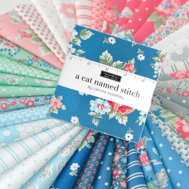 Moda a Cat Named Stitch by Camille Roskelley - Charm Pack