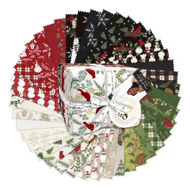 Moda Christmas Fabric Winter Friends by Deb Strain - Fat Quarter Bundle