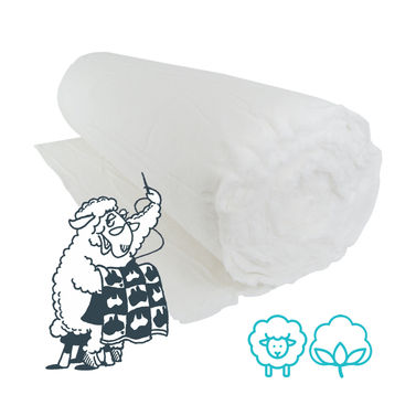 Matilda's Own Wool Cotton Batting (240cm Width)  - Whole Roll 30m