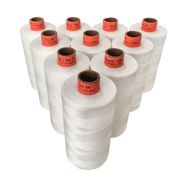 Rasant Thread CoreSpun Polyester Cotton (3000 Natural) 1000m x 10 Reels