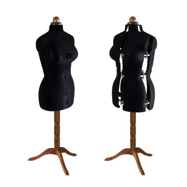 Adjustoform Lady Valet Mannequin Size 16 - 22 in Black