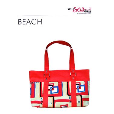 Beach Bag Pattern by You Sew Girl