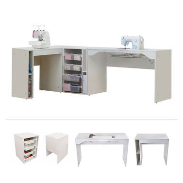 Tailormade Elements Flat Pack Sewing Cabinet Package Desk