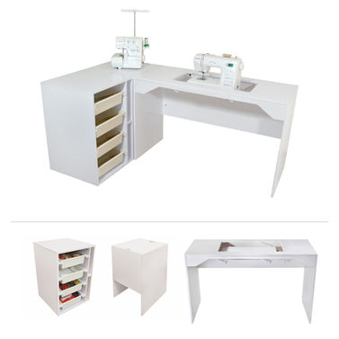 Elements by TailorMade - Sewing Machine Cabinet Trio