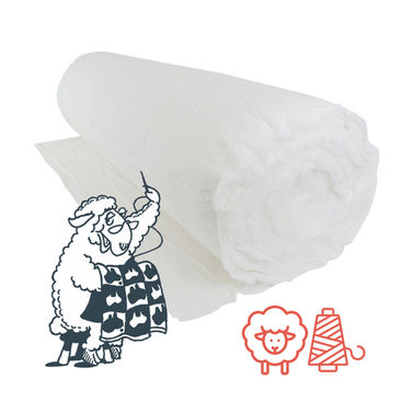 Matilda's Own Wool Poly Batting - Whole Roll 30m