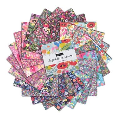 Moda Regent Street Lawn 2019 - Charm Pack (Tana Lawn in Liberty prints)
