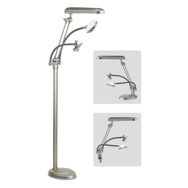 Ott-Lite Floor Lamp 3 in 1 with Clamp and Magnifier