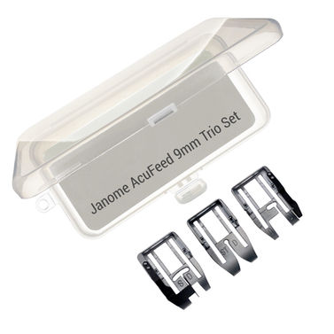 Patchwork Quilter's AcuFeed Trio Set (for Janome 9mm AcuFeed machines only)