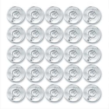 Pack of 25 Empty Plastic Bobbins
