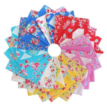 Lecien Flower Sugar "Very Berry Cherry" - Fat Quarter Bundle