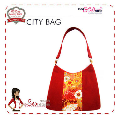 City Bag Pattern by You Sew Girl