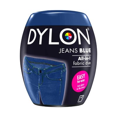 Dylon Jeans Blue Denim Fabric Dye - Machine Dye Pod x 2 Packs