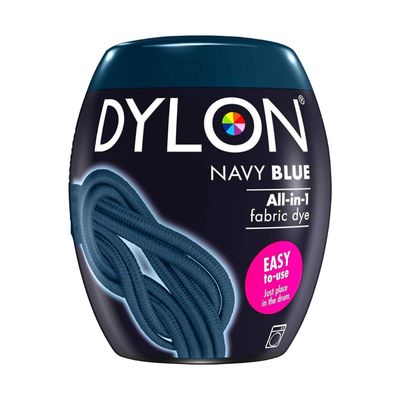 Dylon Navy Blue Fabric Dye - Machine Dye Pod x 3 Packs