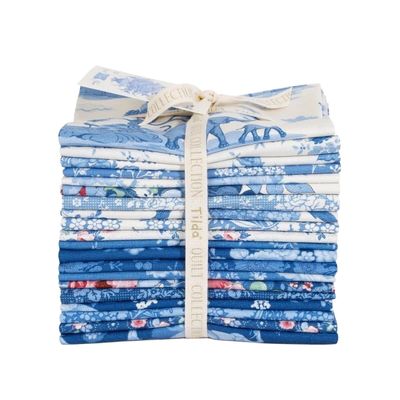 Tilda Fabric - Something Blue Fat Quarter 1/4 Bundle