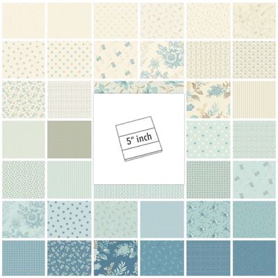 Sewing Bird Charm Pack - by Laundry Basket Quilts for Andover Fabrics