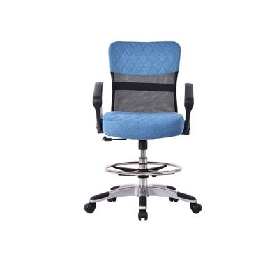 Horn Lux-i Sewing Arm Chair - for Adjustable Height Sewing & Cutting - Ocean Blue