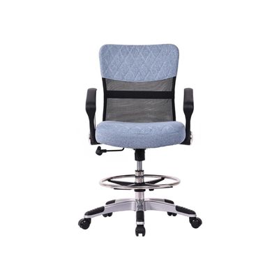 Horn Lux-i Sewing Arm Chair - for Adjustable Height Sewing & Cutting - Sky Blue