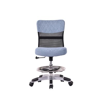 Horn Lux-i Sewing Chair - for Adjustable Height Sewing & Cutting - Sky Blue