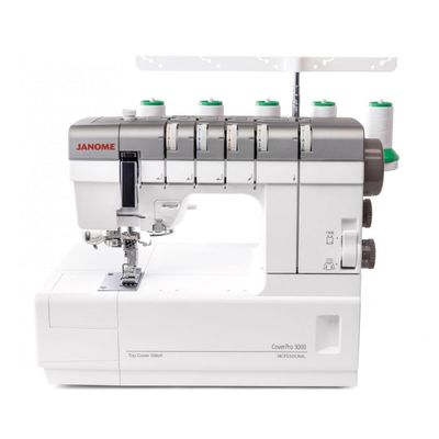 Janome CoverPro 3000P Professional Coverstitch Machine - Heavy Duty Hemmer
