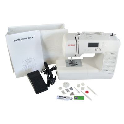 Janome DC2050 Budget Computerised Sewing Machine + 15-Piece Presser Feet Set