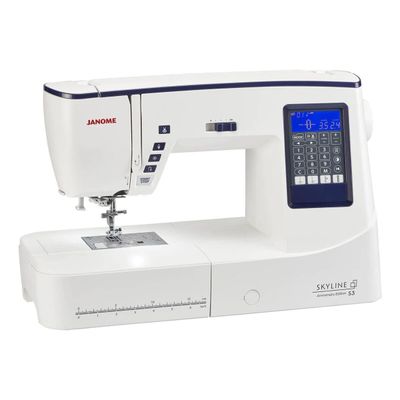 Janome Skyline S3 AE Sewing Machine - Best Value Large Space for Quilting