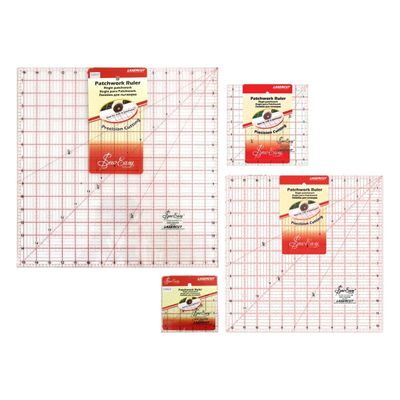 Sew Easy Patchwork Quilting Ruler Set - Squares for Rotary Cutting