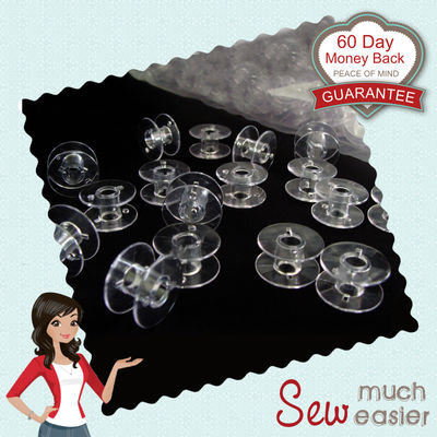 Bulk Pack of 500 Empty Plastic Bobbins